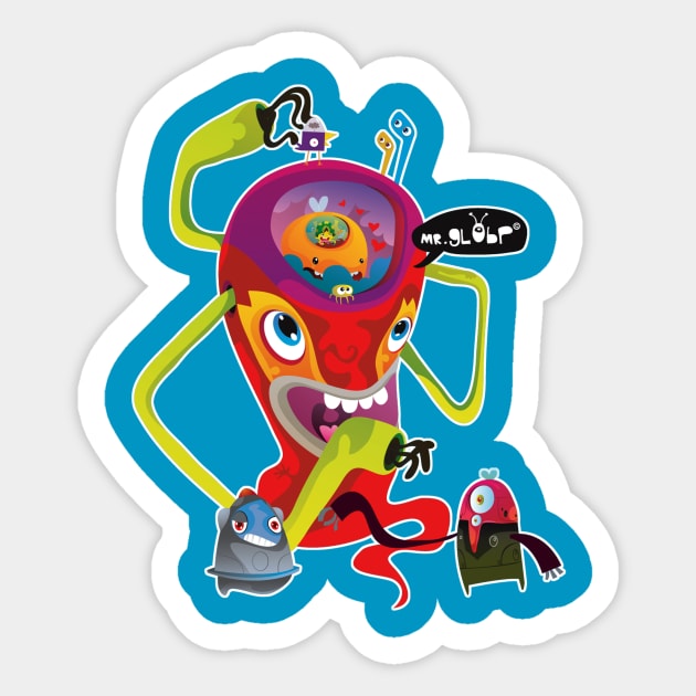 Ghostly you Sticker by mrglobp